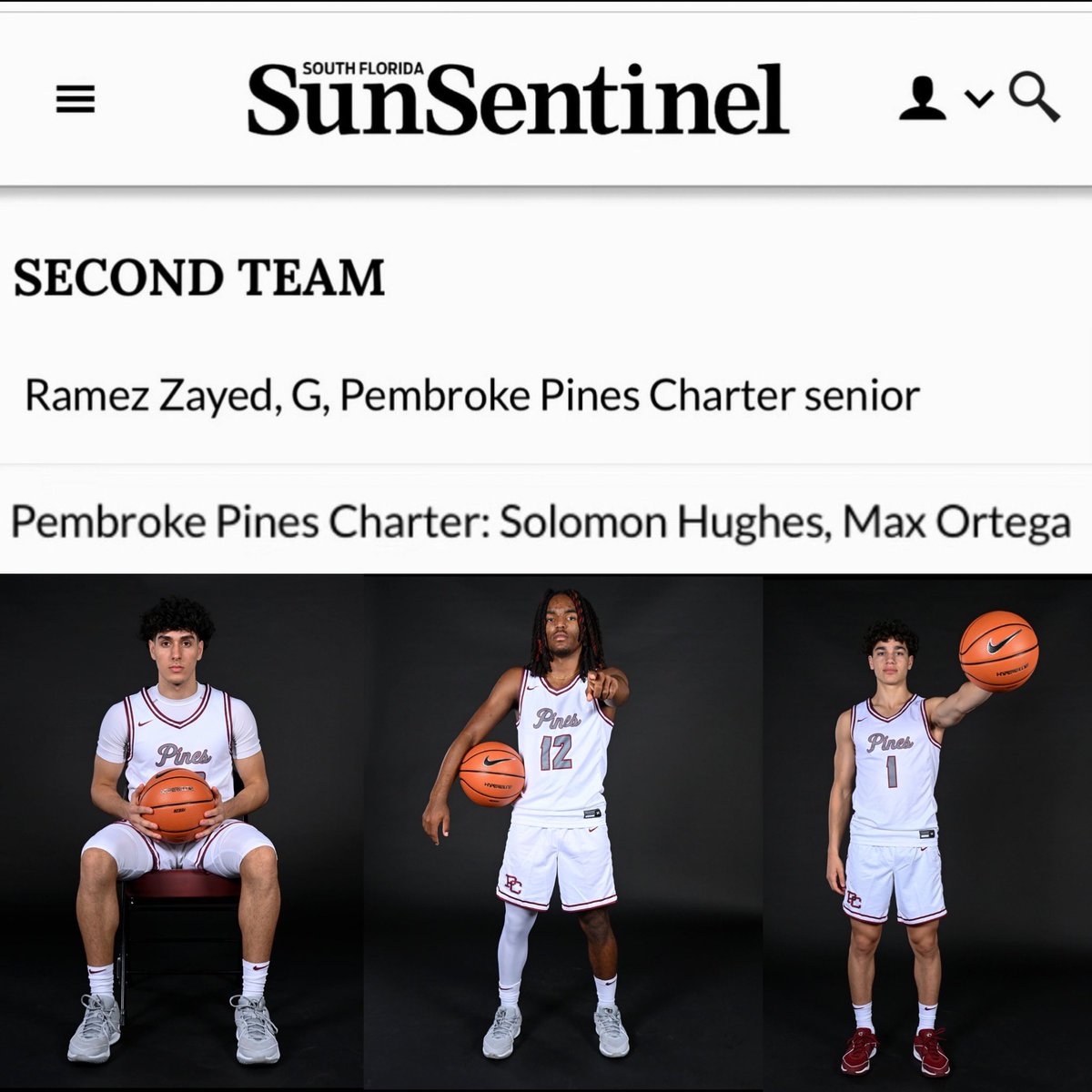 2024 @SunSentinel 2nd 🥈 Team All Broward County & Honorable Mention 🥉🐆🐆🐆