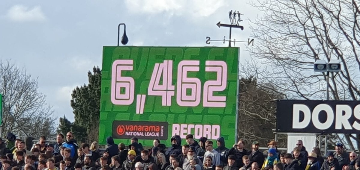 National League South Attendance Record Broken.

Again.

Again.

#YTFC