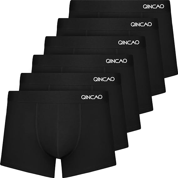 QINCAO Boxershorts Herren 6er Pack Ohne Kratzenden Zettel Männer Unterwäsche Baumwolle(Gr. S - 4XL) amzn.to/4adGTdP via @amazon