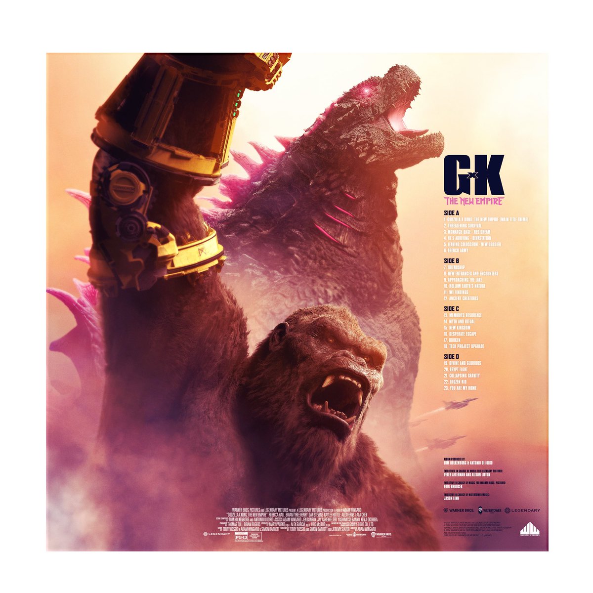 In partnership with @watertowermusic, we are so excited to present GODZILLA X KONG: THE NEW EMPIRE Original Soundtrack 2xLP by @Junkie_XL and Antonio Di lorio! Pre-Order Now! bit.ly/3vxsmKK