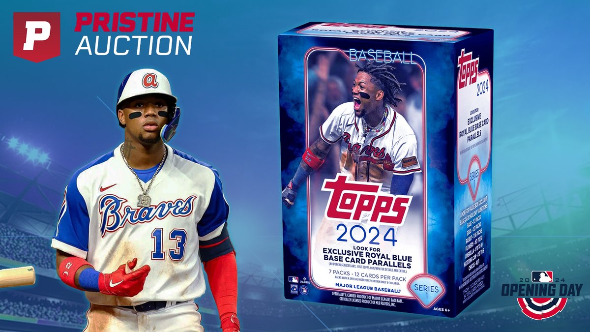 Picking 1-Lucky Winner!! @PristineAuction has provided me with a 2024 Topps Blaster to Give Away 👊 Who wins the 2024 National League MVP Award? - Follow @PristineAuction (must follow to win) - Answer the Question and Tag a Friend - Retweet The Winner will be Announced…