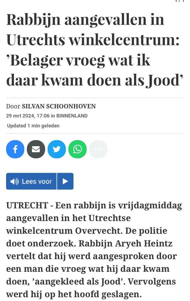 Klaar! Helemaal klaar. Niets rechtvaardigt dit, al helemaal niet in Nederland.