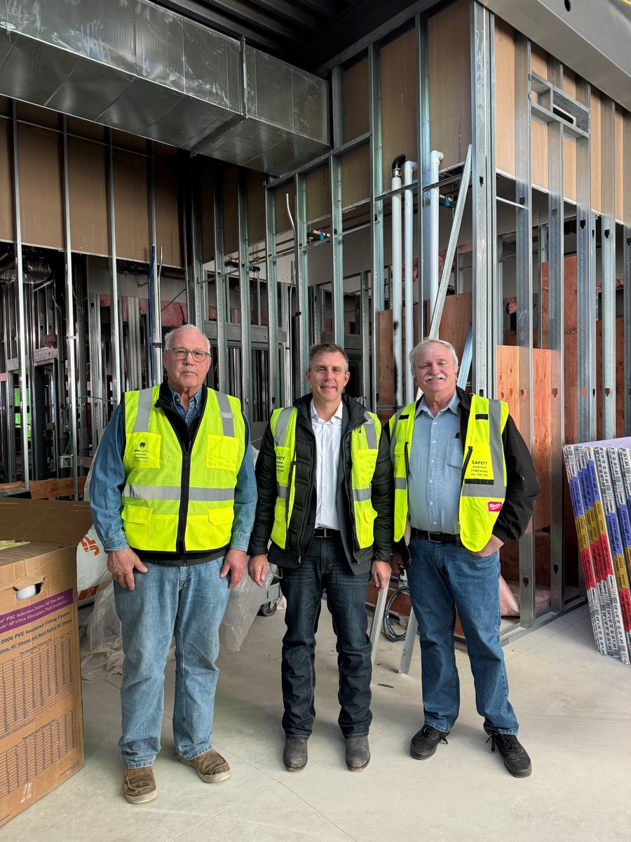 Exciting to see construction progress on the new Heart of America Medical Center in Rugby. The original facility was built in 1948 and was in need of an upgrade after 75 years of service. Construction of the new facility is slated for the Fall.