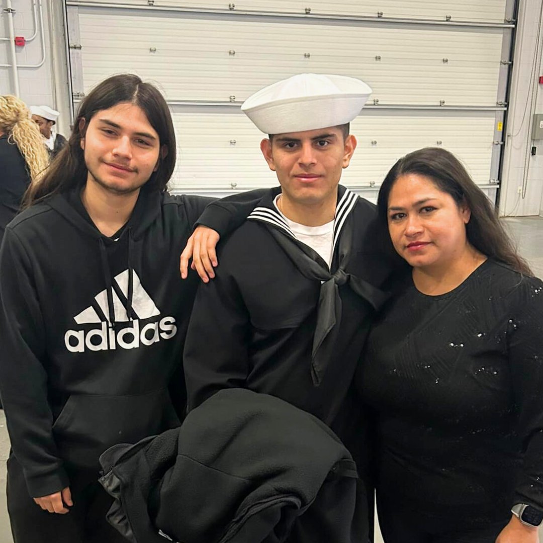 Angel's dad posted this photo of his son's recent achievement of becoming a sailor and we are SO PROUD! Angel is following his dreams and accomplishing his goals! Your LIP Family is cheering you on and sending lots of love. Keep it up! #SeeYourselfInTheFuture #StudentSpotlight