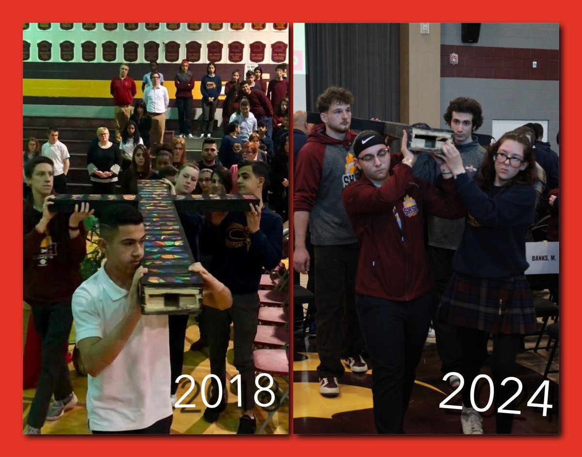 Holy Week Tradition returned after a 6 year hiatus. <a href="/CCHcomets/">Catholic Central HS</a>