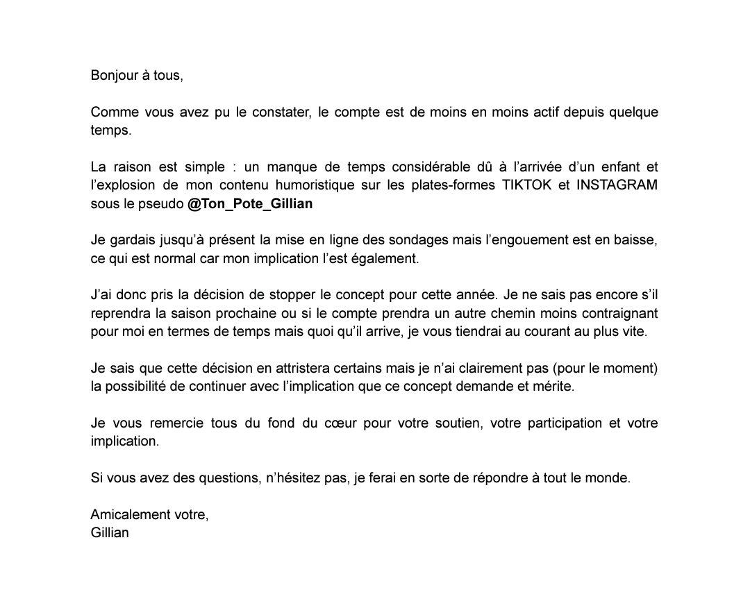 À tous les amoureux du Championnat des Supporters ❤️