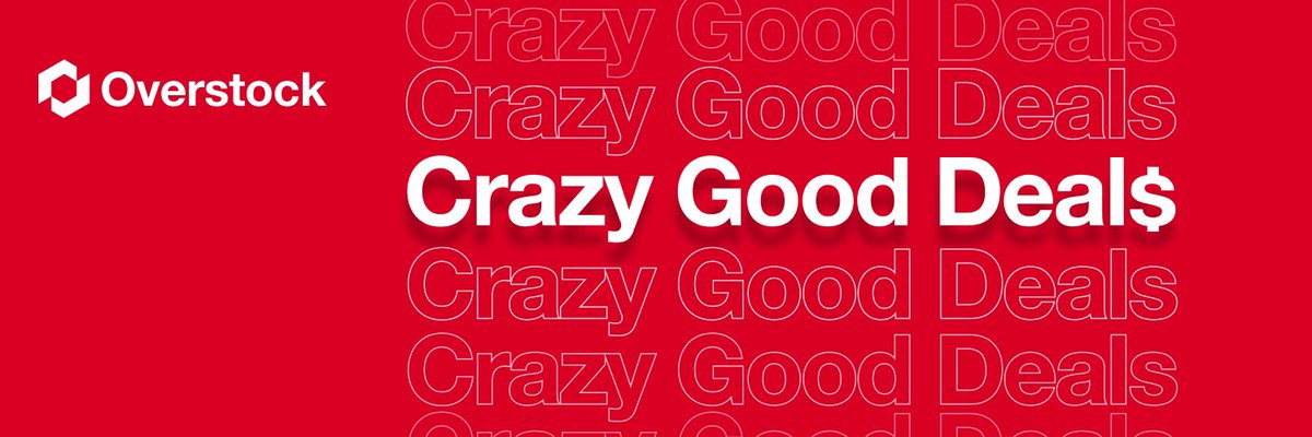 Win $1000 to shop…. What’s one product I’m missing. I’ll pick one winner who RT using #OverstockCrazyGoodDeals