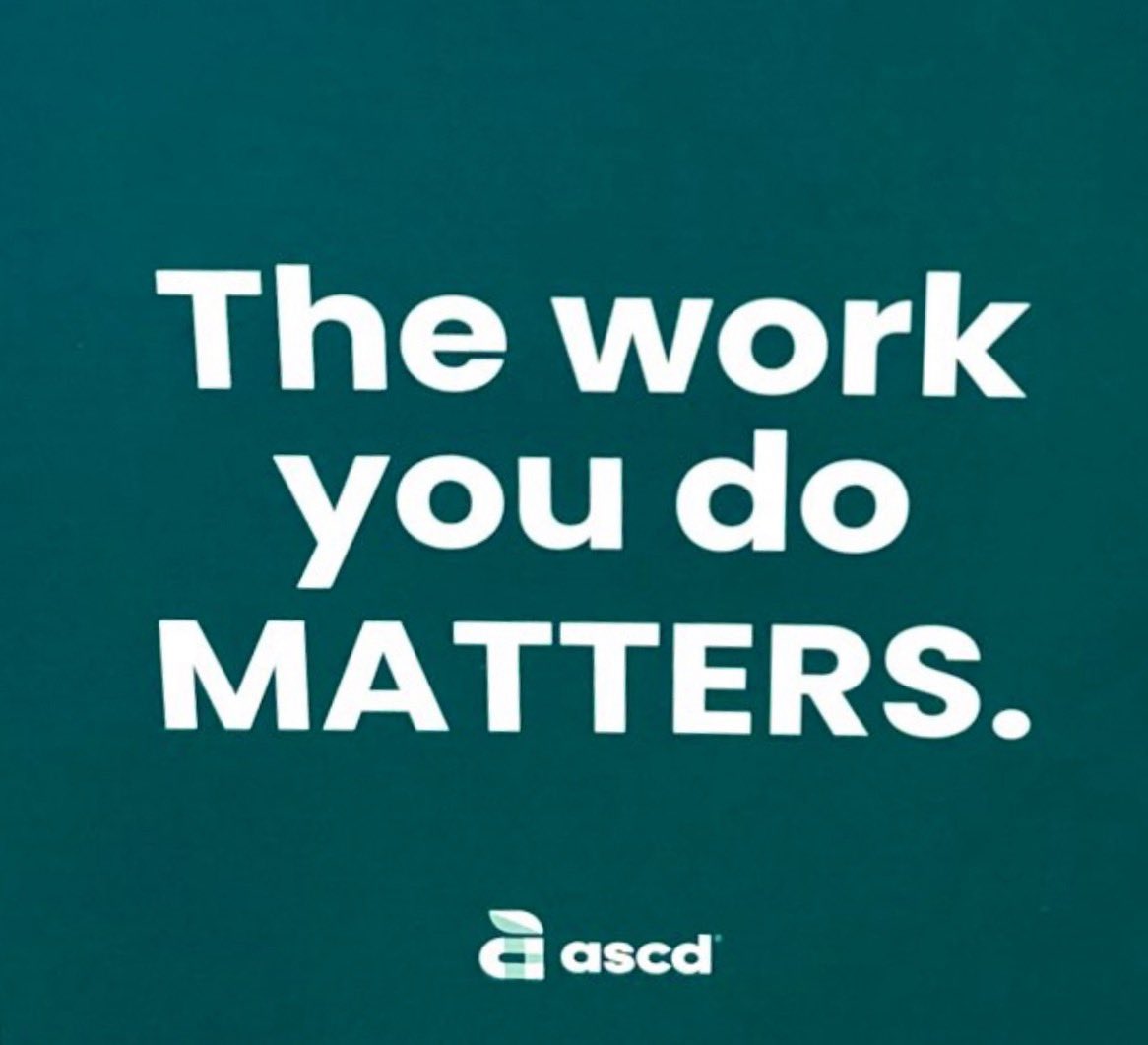 #ASCD24 An amazing experience filled with purpose, learning, inspiration, and reflection.