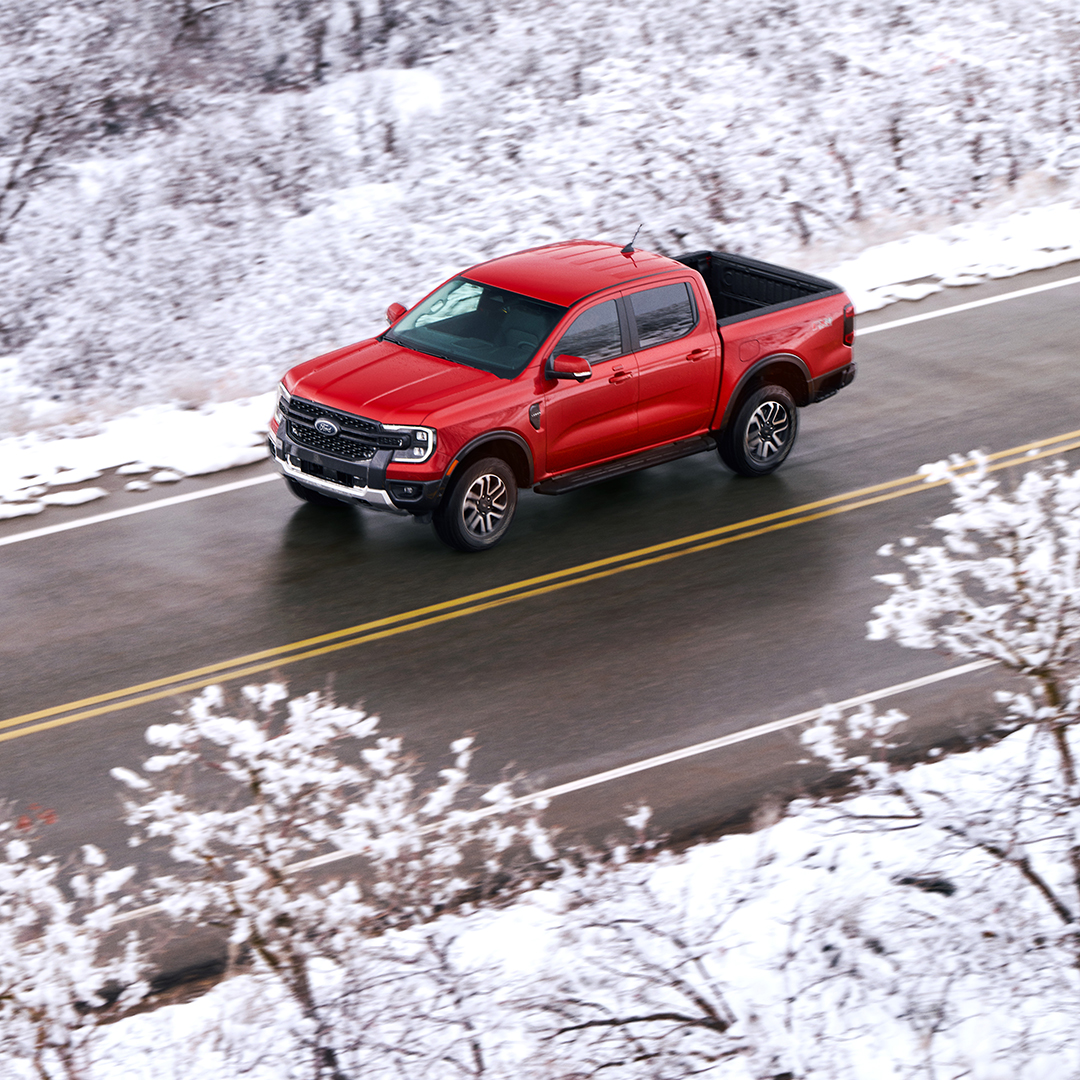 The 2024 Ford Ranger® from all angles. Disclaimer: 2024 Ford Ranger(R) LARIAT(R) with optional equipment and extra cost color option shown.