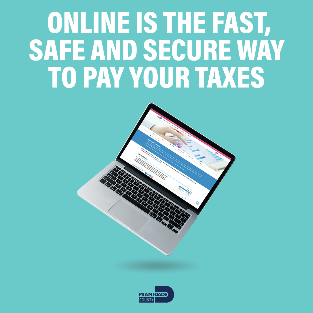 Sunday is the deadline for #OurCounty residents to pay their property taxes. Taxes become delinquent April 1 and additional fees will be added to the bill. Pay your bill online now with a checking account or credit card. miamidade.gov/taxcollector @MDCTaxCollector