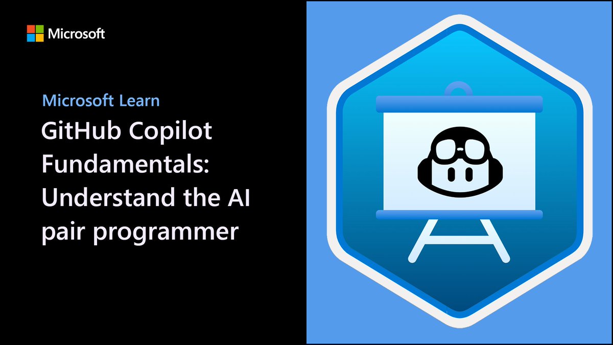 Explore the fundamentals of GitHub Copilot and see how it can increase developer productivity and innovation. Complete this Microsoft Learn path to understand how to implement GitHub Copilot in your organization: msft.it/6016ckqi6