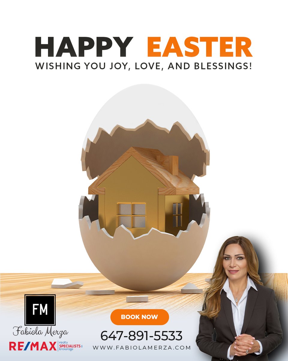 FabiolaMerza's tweet image. 🐰🌷 Hoppy Easter from our nest to yours! 🏡 May your day be filled with joy, laughter, and all the blessings of this beautiful season. Wishing you a wonderful Easter surrounded by loved ones and cherished memories. #HappyEaster #RealEstateJoy"

- Fabiola Merza -