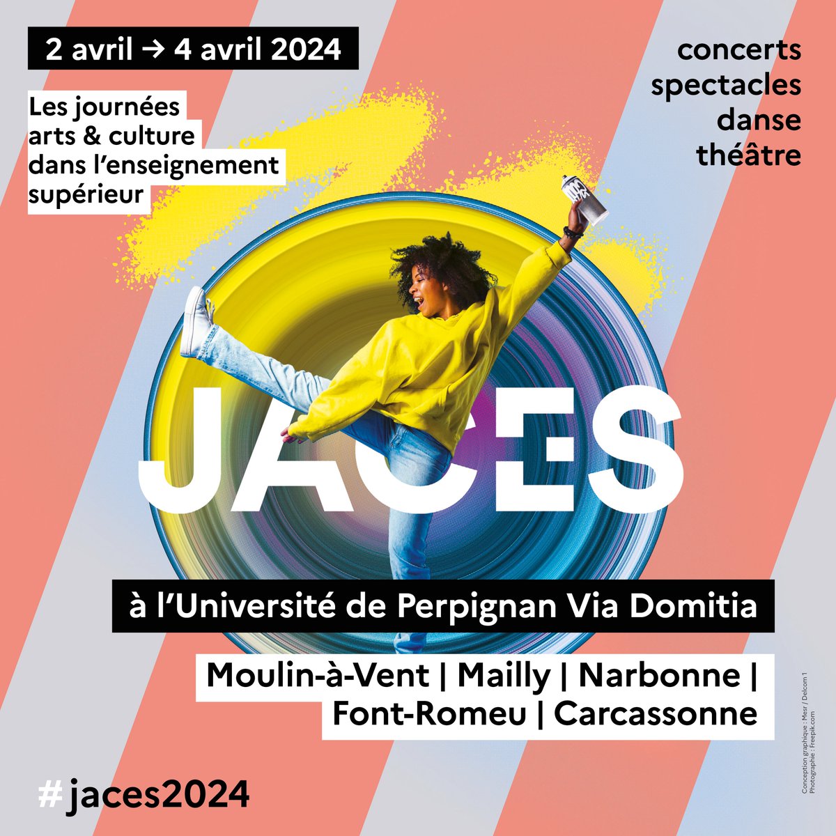 #JACES2024 🎭🎨🎤 Le programme de cette nouvelle édition des Journées des Arts et de la Culture à l'#UPVD promet encore de belles surprises ! 👉Ne manquez pas tous nos événements : univ-perp.fr/vie-de-campus/…