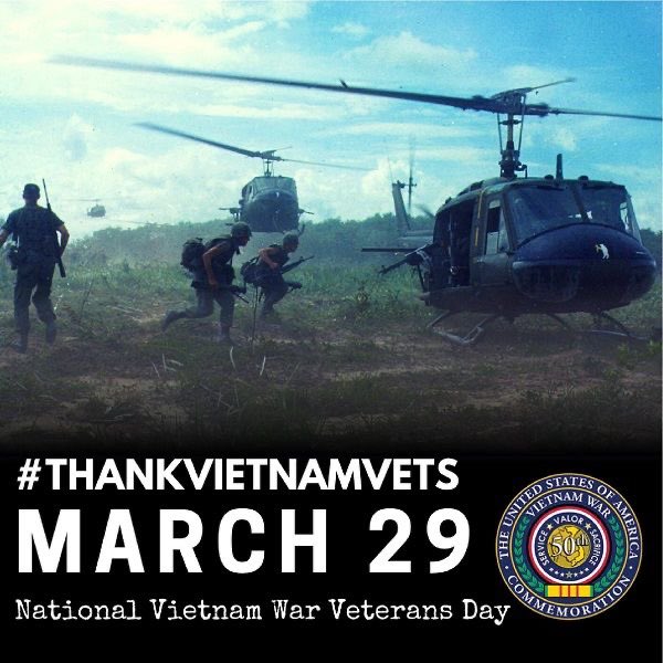 Remember and honor our all our Vietnam Veterans.  Special remembrance to my Dad who was a Vietnam Vet and encouraged me to join the military.  I’ll never forget the life lessons he taught me. 

#VietnamVeteransDay