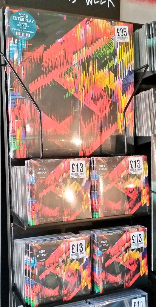 Shoegaze legends RIDE are back with their new album 'Interplay'. Available on LIMITED EDITION Double Blue Vinyl 😍 @FOPPofficial @WhatsOnGlasgow @rideox4 #ride #shoegaze #indie #vinyl #vinylrecords #gettofopp #vinylcommunity