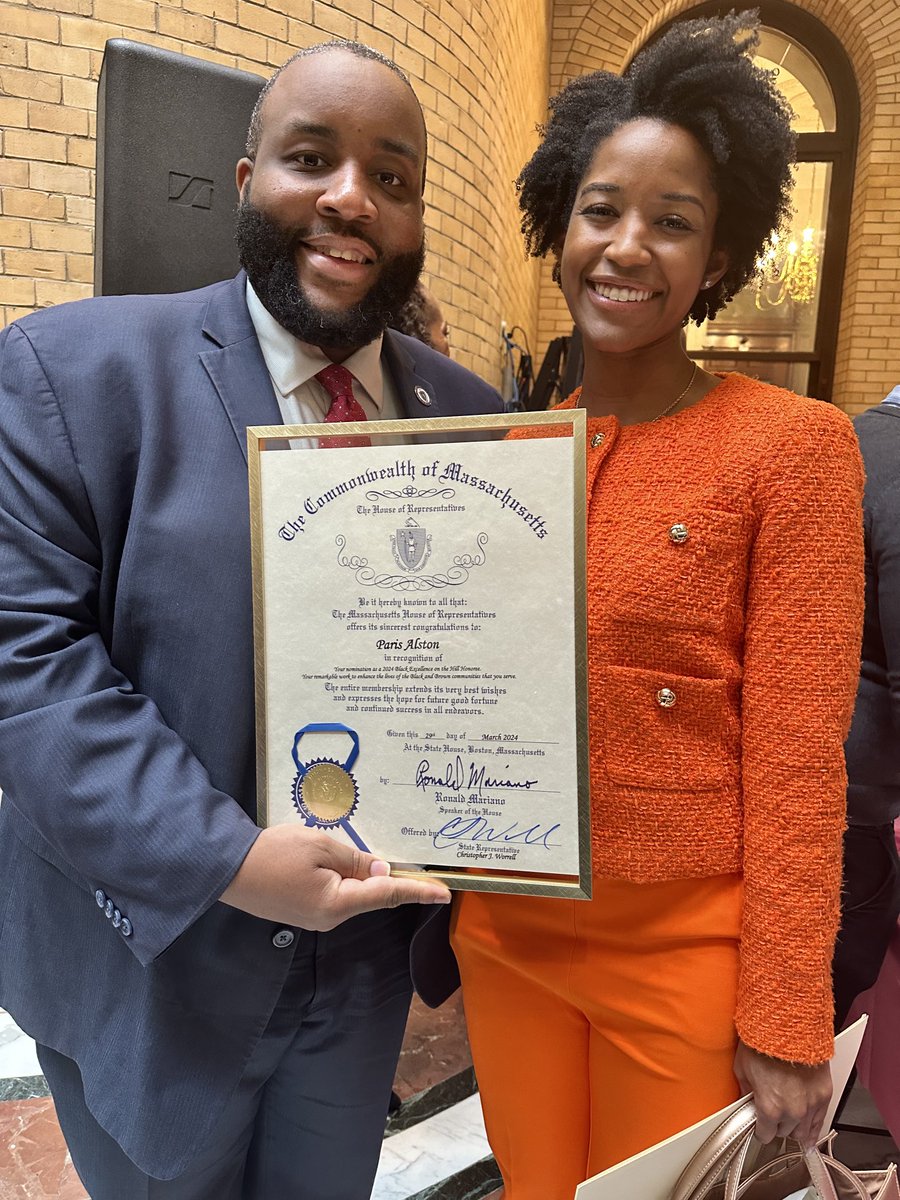 Lee Hill (@public_lee) on Twitter photo Congratulations to <a href="/GBHNews/">GBH News</a> host <a href="/BonjourParis_/">Paris Alston</a>, honored today by the Massachusetts Black & Latino Legislative Caucus for excellence in service to her community. #masspoli <a href="/phillipWGBH/">Phillip W.d. Martin</a> Congratulations to <a href="/GBHNews/">GBH News</a> host <a href="/BonjourParis_/">Paris Alston</a>, honored today by the Massachusetts Black & Latino Legislative Caucus for excellence in service to her community. #masspoli <a href="/phillipWGBH/">Phillip W.d. Martin</a>