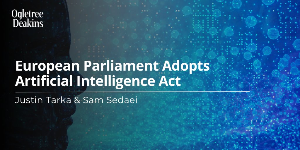 European Union policymakers recently passed the Artificial Intelligence Act (AI Act), the world’s first comprehensive artificial intelligence (#AI) legislation. Justin Tarka and Sam Sedaei review the guidance and discuss the AI Act's risk-based approach: bit.ly/43Uq0md