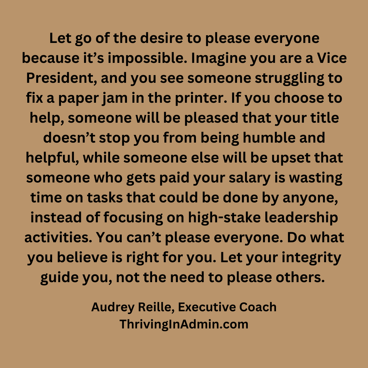 AudreyReille's tweet photo. Stop trying to please everyone because you can't! https://t.co/BVNwA6gSIu