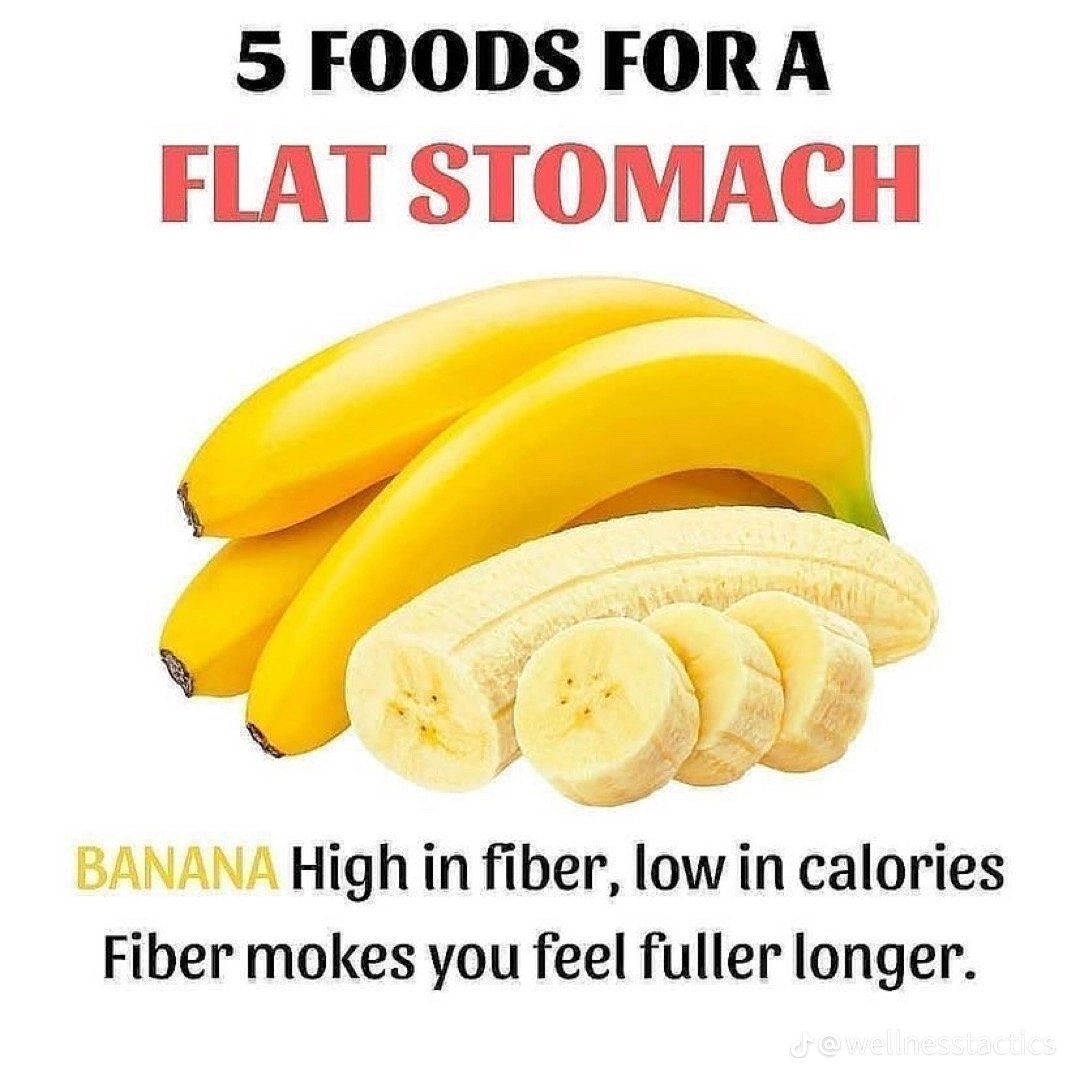 TheHealthLab's tweet photo. 5 Foods For A Flat Stomach

1. BANANA https://t.co/JMDnz6z6lN