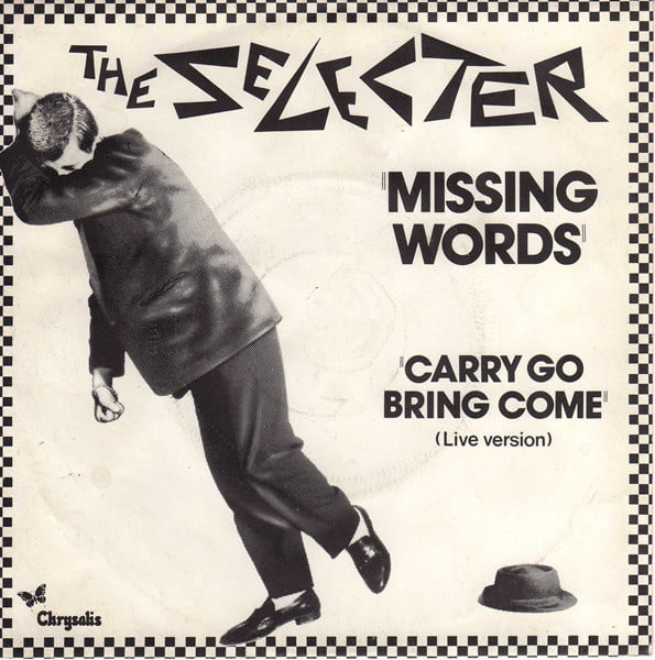 The 3rd single by @TheSelecter 'Missing Words' peaked at #23 in the UK Charts on this day in Ska History back in 1980. The song spent 8 weeks on the charts. #2Tone #ska #ukska