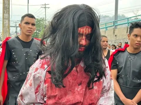 Santo Viacrucis en diferentes partes de Honduras.