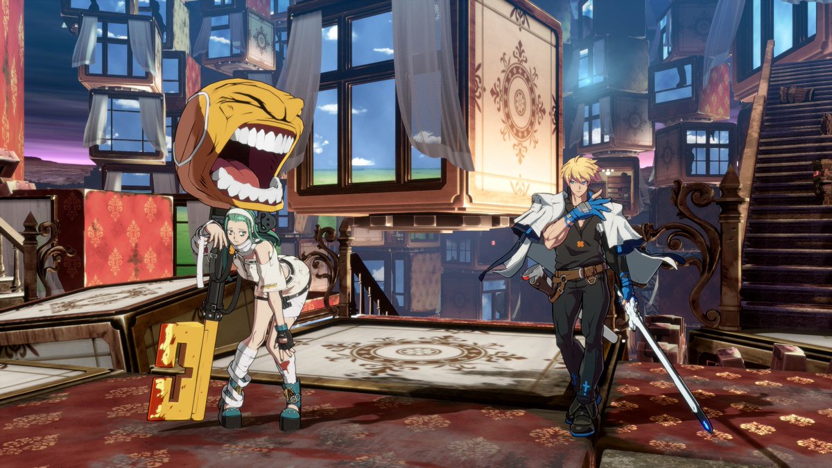 Ashi_Vrchat's tweet photo. This is unironically the best mod that guilty gear strive will ever see i do not care what you say, this is peak ABA https://t.co/96HQk0dGCf