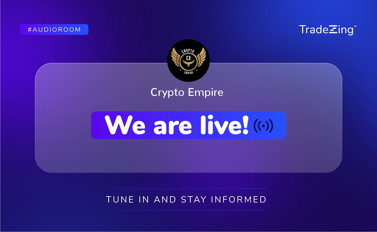 Hello Friends and Fans we are once again live with our crypto and coffee session where we discuss and review March Tune in using link below tradezing.com/audio_room/cry…