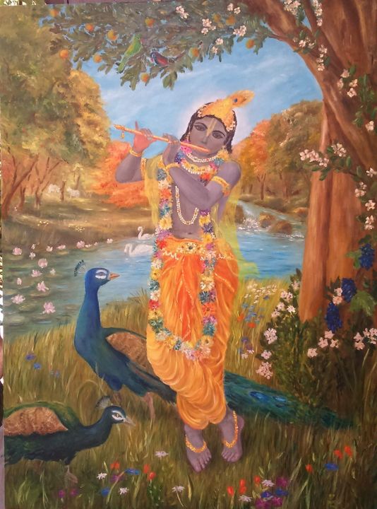 Art of the Day: "Krishna". View at: ArtPal.com/LyubovMelnik?i…