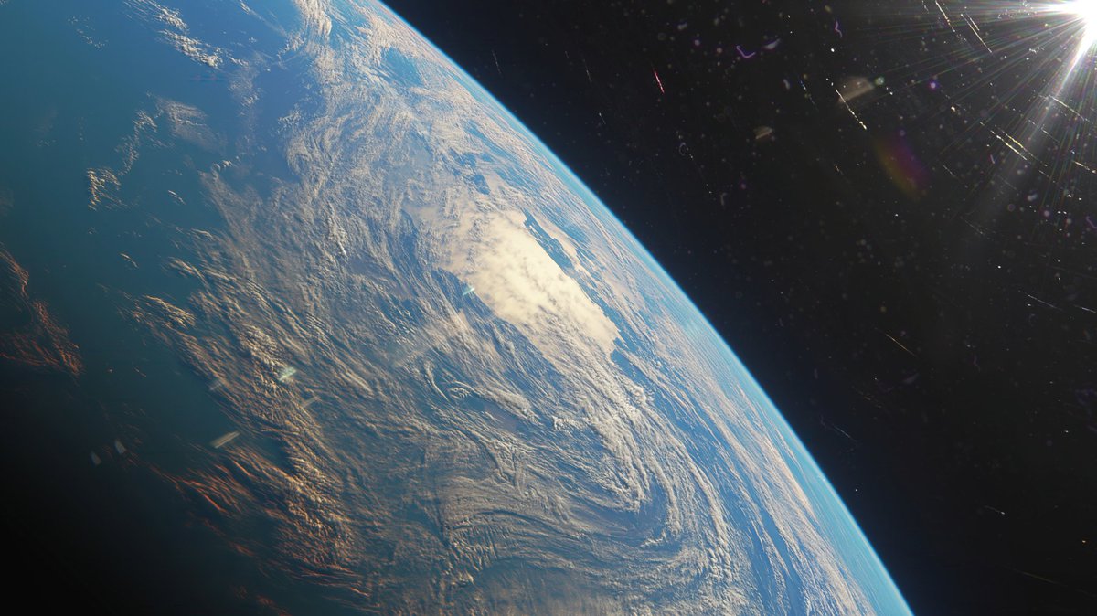 _cgman_'s tweet photo. Here's the full size ratio of my new render for CG-Man's photo profile icon! Made in Blender with GeoSim v1.4 by @HotdogNugget and combined with regular PBR material
#cgman #cgi #cgiartist #render #earth #space #geosim #photorealism #photorealistic #blender #3d #eevee #realtime https://t.co/7xfRAQTUxy