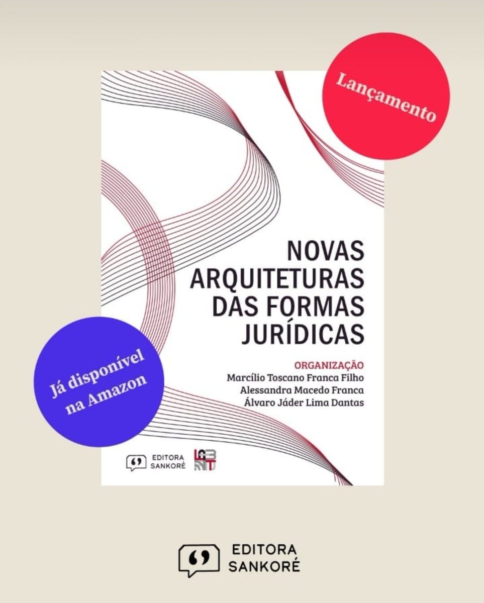 editorasankore's tweet photo. Explore os novos caminhos do Direito. 📖 Link na bio. https://t.co/6PqTwzYUs0