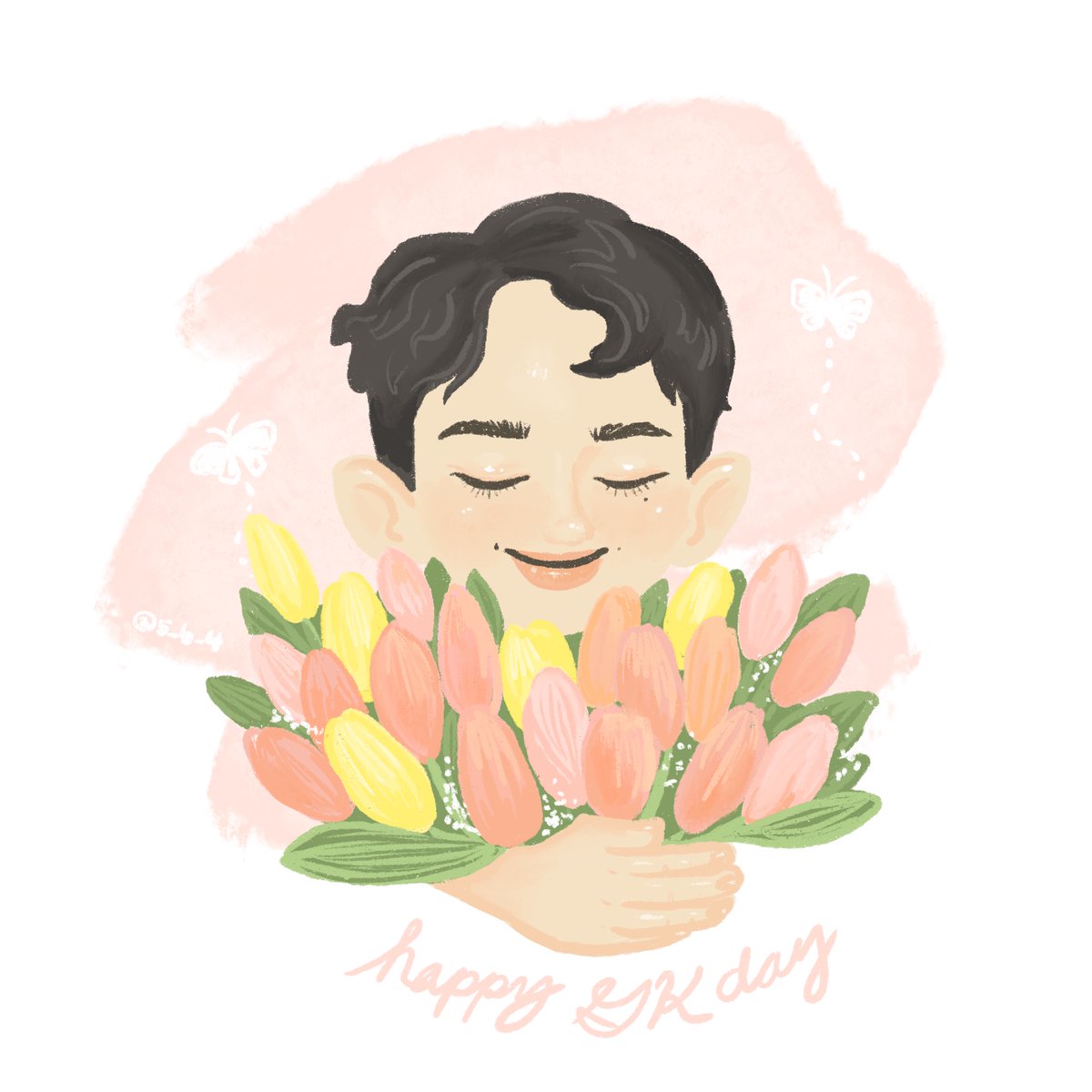 🥳 happy GK day 🥳 봄처럼 따스하고 늘 행복만 전해주는 기광이에게 꽃다발 한아름 안겨주고싶어서💐 #여전한_나의_햇살_기광이 #기광이가_따뜻해서_봄이_왔나봐