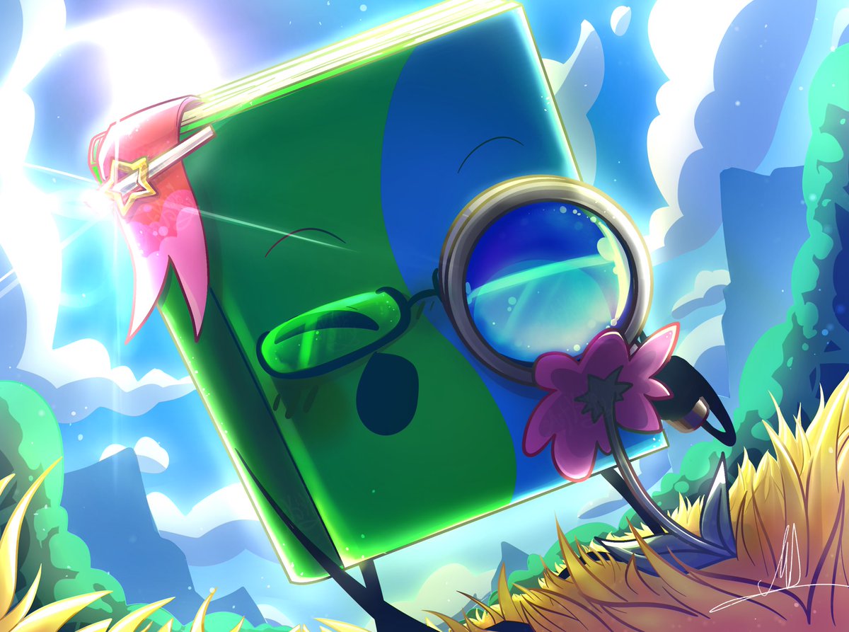 I made this for a friend XD book is so cute ❤️

#tpot #bfdi #fanart