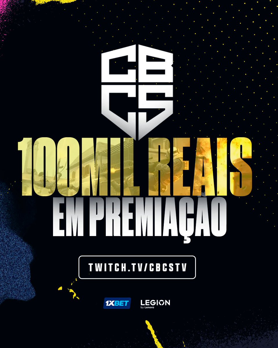 Com premiação total de 100 mil reais, o CBCS 1XBET #4 contará com 12 times convidados e mais 4 times classificados dos Open Qualifiers.

Reforçamos que o Qualifier que iniciaria amanhã (30/03) foi adiado. 

Confira as novas datas e o link de inscrição nos comentários. 👇