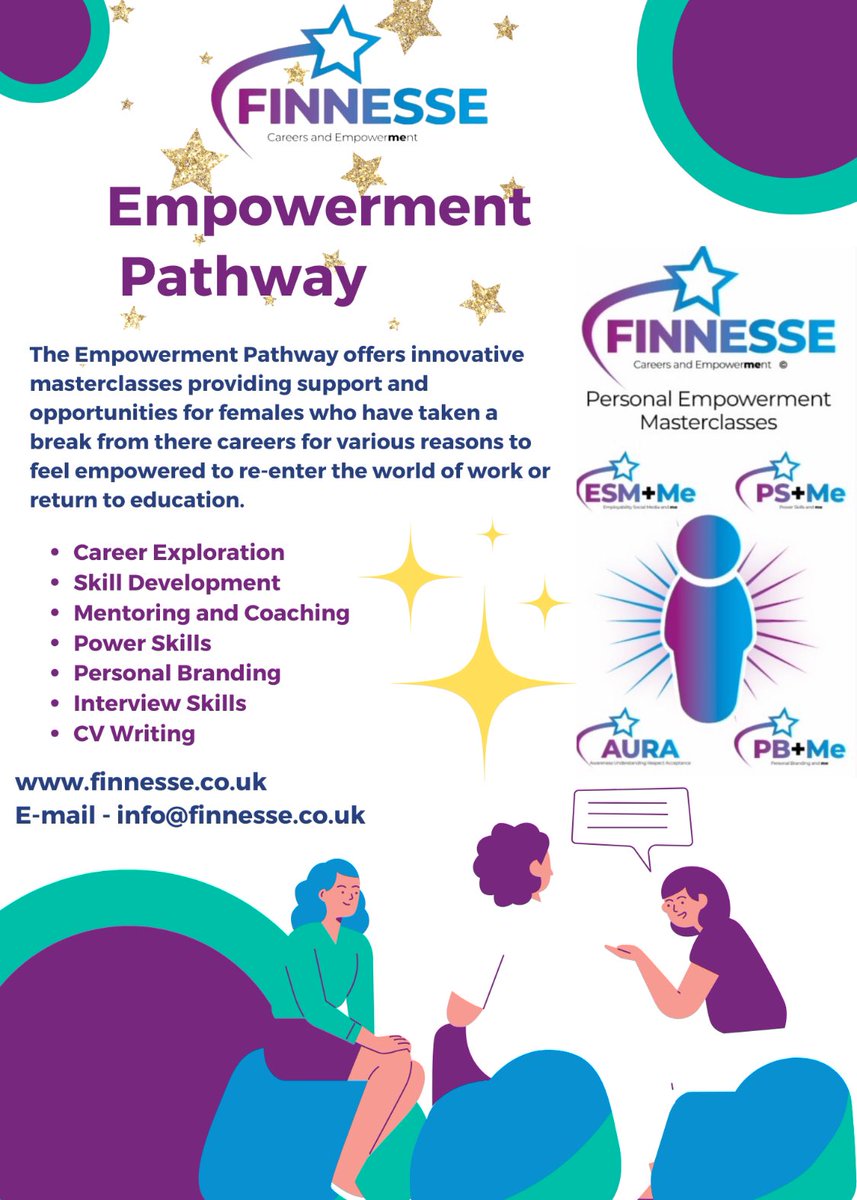 What an amazing morning spent with the first female group of career returners who completed the Finnesse Empowerment Pathway ⭐️👌