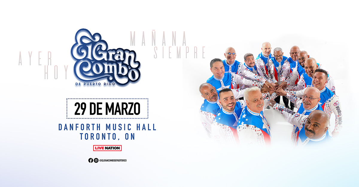 TONIGHT: Latin Grammy Award-winning salsa orchestra El Gran Combo De Puerto Rico shakes up The Danforth! Last-minute tickets are available online and at the door. Set times below: 7pm - Door 8pm - Show **All set times are subject to change. 🎟️ ticketmaster.ca/event/1000602B…