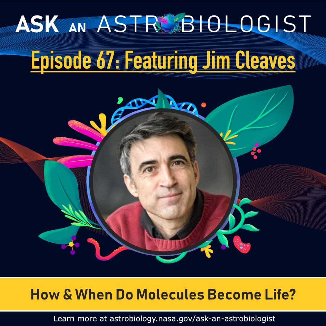 cosmobiologist's tweet image. The time is nigh to join in for a conversation about Dr. Jim Cleave's life and work, the chemistry of life's origins, searching for life as we may not know it, and far more. 

Tune in today! 

youtube.com/watch?v=I4OyNK…