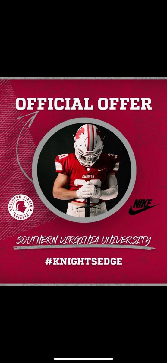 After a great call I am happy to announce that I am extreme blessed to be offered by <a href="/knight_ftbl/">SVU Knights Football</a> 🙏🏽