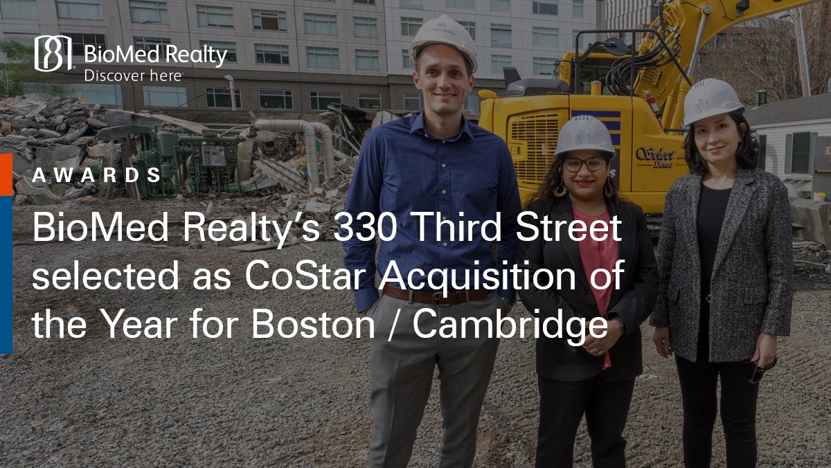 BioMedRealty tweet media