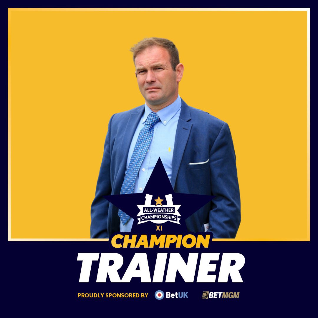 ⭐️WE DID IT⭐️ All-Weather Championships winners again! Thank you to our owners for supporting us and well done to our tremendous team for their amazing efforts and support. Thank you to all of you that have supported us and given us tremendous messages of encouragement 🥂