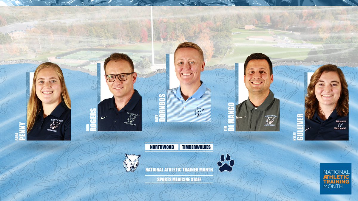 In honor of National Athletic Trainers month, we want recognize our sports medicine staff for all of their outstanding work! You are a vital part of Northwood Athletics - we cannot thank you enough!!! #RollTimbys