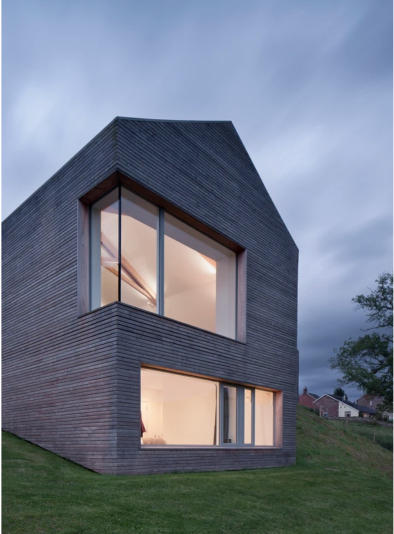 1/4 My latest in a series celebrating newbuild housing in Britain is Langdale in Brampton, Cumbria by <a href="/marnoldforster/">Mary Arnold-Forster</a> which has won the Dundee Institute of Architects Ambassador Award and is nominated for a <a href="/RIBANorthWest/">RIBA North West</a> Award