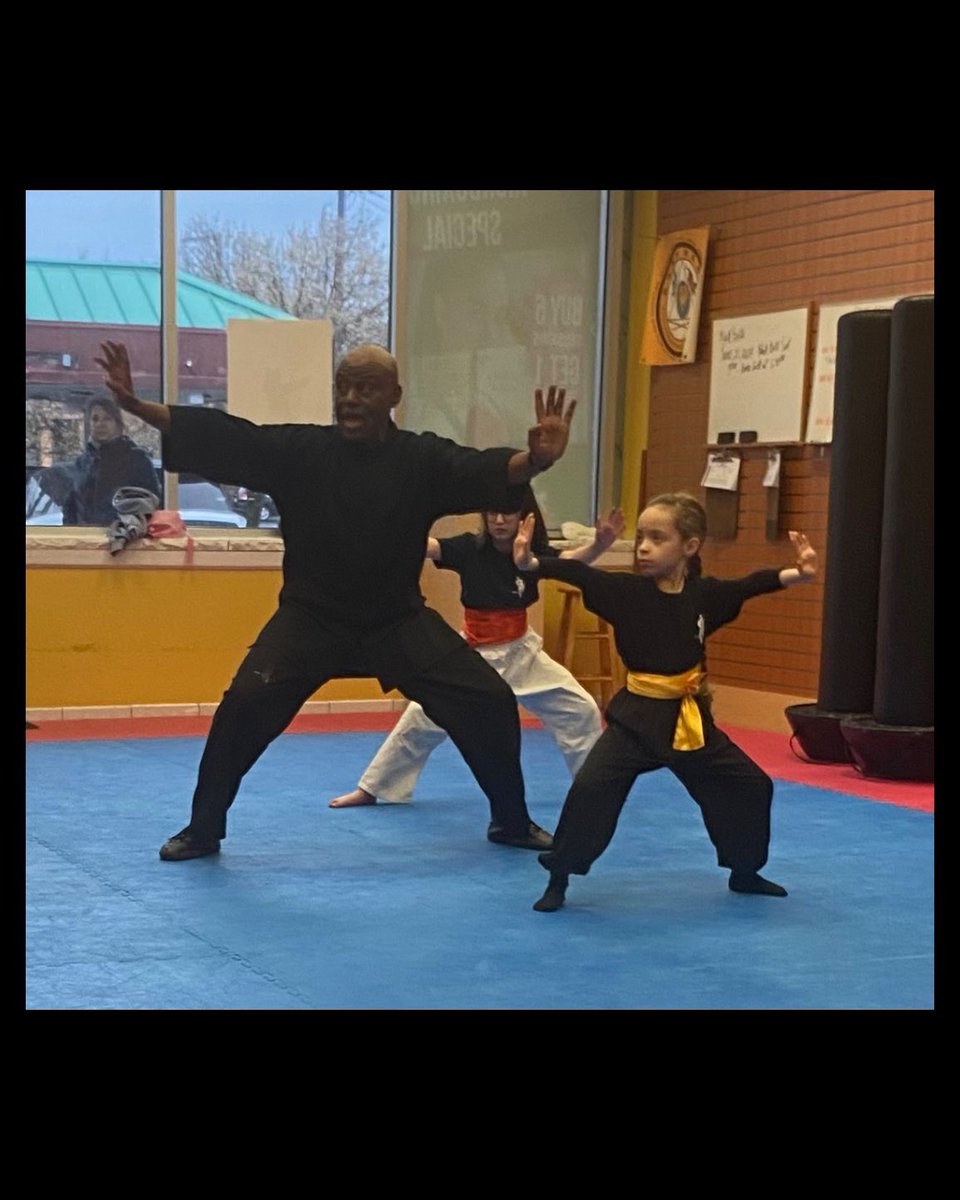 FINALLEVEL's tweet photo. My Young Kung Fu student. On her way to Black Sash and Master. @BabyChanelworld She loves it! #BullyProof โค๏ธ https://t.co/heEck7H8Vi