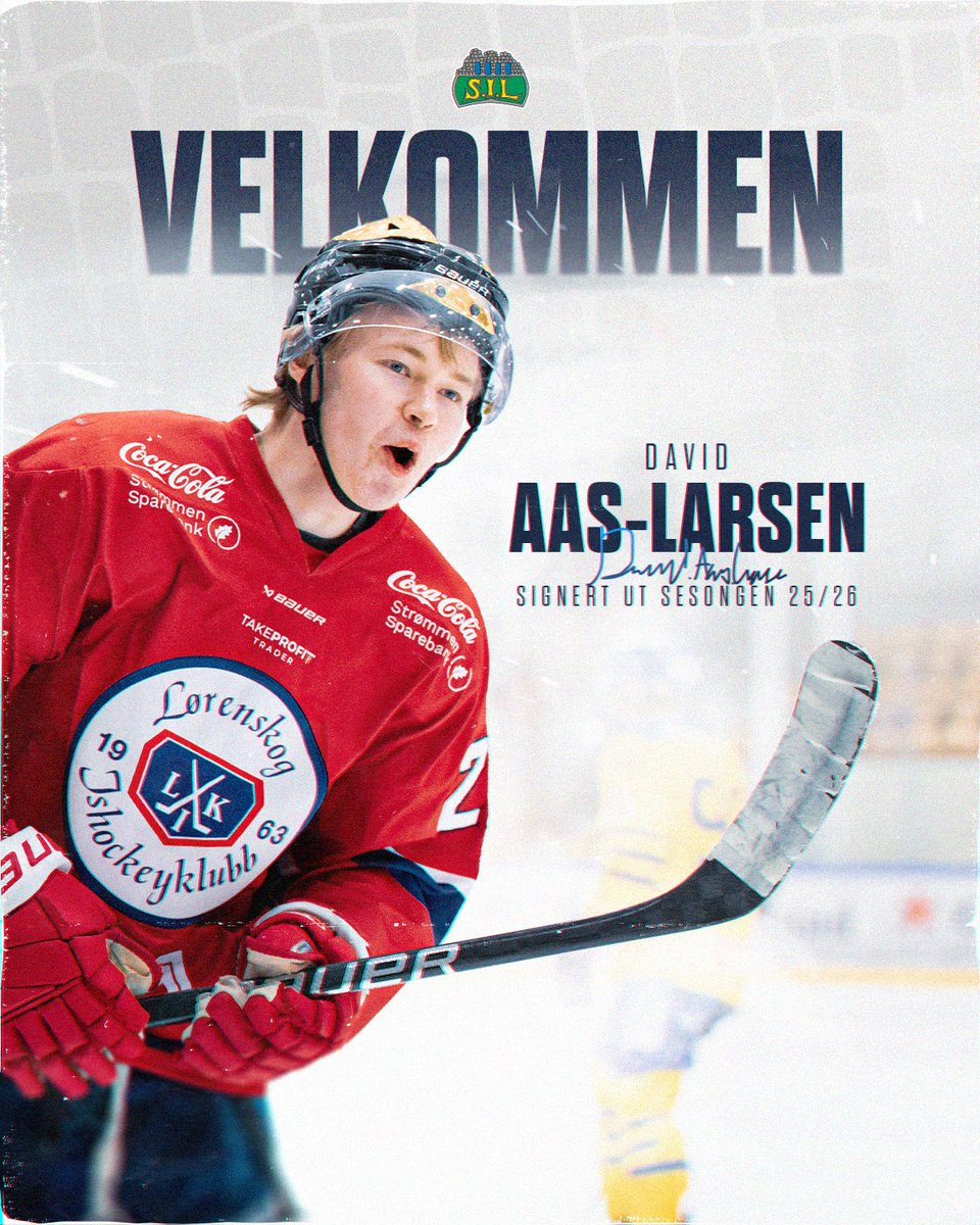 Ønsk vår nyeste signering velkommen! sil.no/aas-larsen-kla… #2hockey #storhamargutta