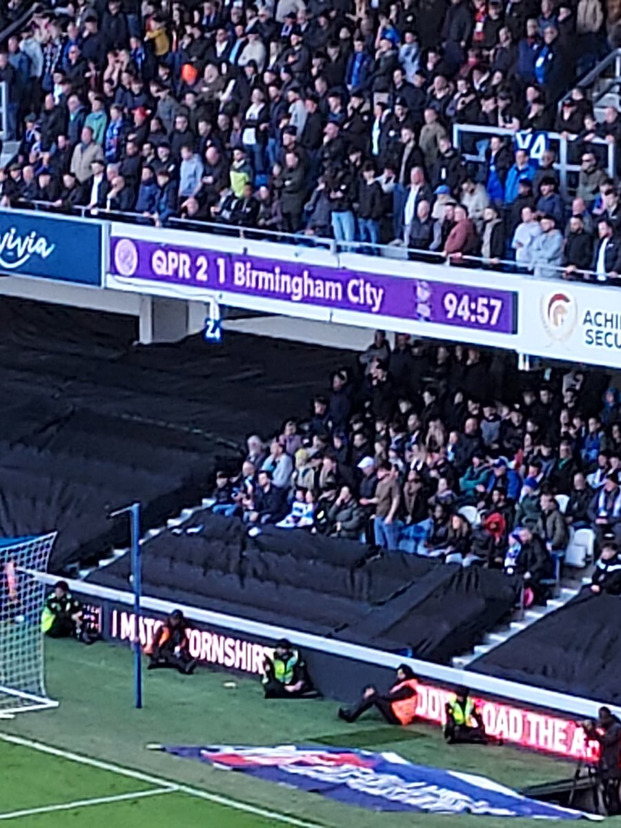 #QPRBIR #FULLTIME #2-1 #LoftusRoad #Birmingham took the lead by #JuninhoBacuna with a right-footed shot from an assist by #EthanLaird in 62nd min #QPR win goals  from #SteveCook with a right-footed shot in 65th min + #JimmyDunne left-footed shot in 90th+3 min #Rs #Blues #90mins+6