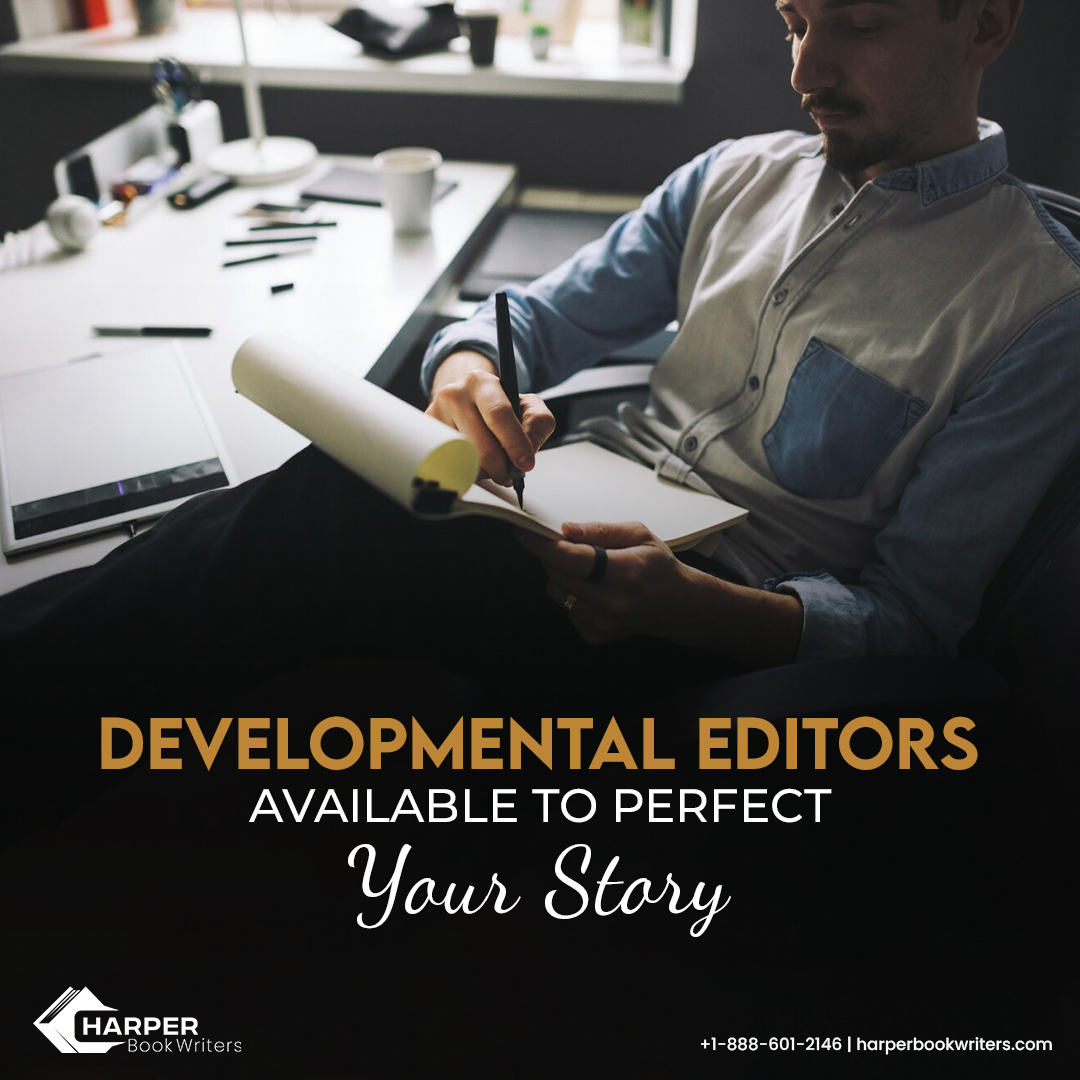 Our developmental editing experts adopt a reader-centric approach, assessing the book's market potential as they meticulously craft a developmental edit. 

Perfect your story today!
🌐 harperbookwriters.com

#HarperBookWriters #developmentalediting #developmentaleditings