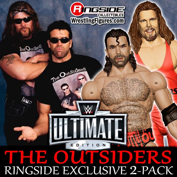 🤘 OUTSIDERS EXCLUSIVE PRE-ORDER 🤘 The Outsiders Scott Hall & Kevin Nash @Mattel @WWE Ultimate Tag Team Ringside Exclusive is up for PRE-ORDER! Shop now at Ringsid.ec/OutsidersExclu… #RingsideCollectibles #WrestlingFigures #WWEEliteSquad #Mattel #WWE #WWERaw #SmackDown…