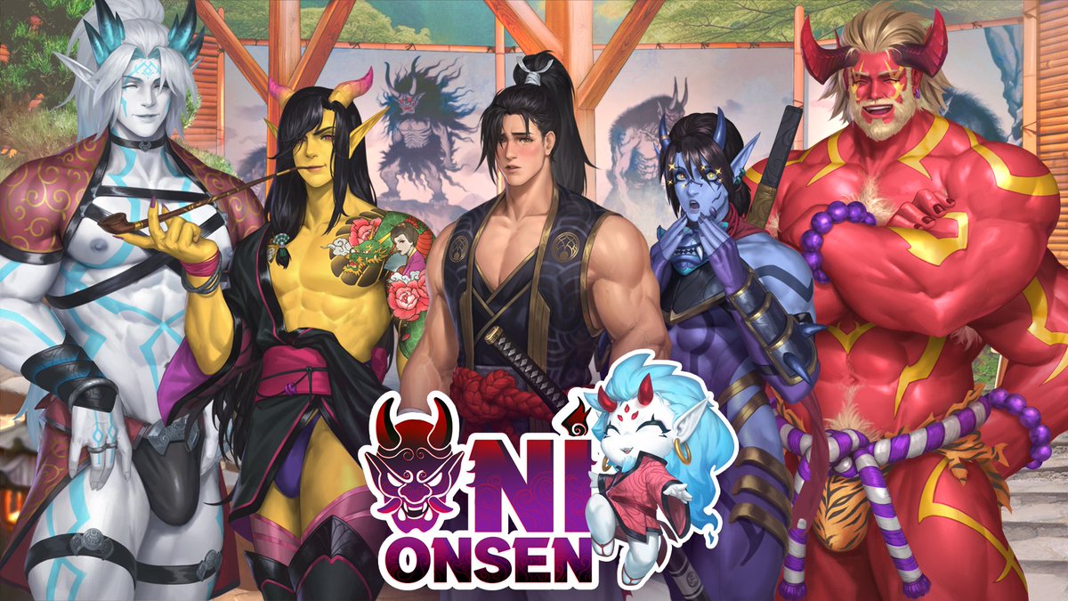 ypressgames's tweet photo. HEY YOU! ONI ONSEN HAS A CAMPAIGN ON KICKSTARTER!! 🔞 https://t.co/7W427Jst0E

Oni Onsen has an active Kickstarter and needs your help! We need to reach the goal to finally become reality!

#yaoi #bara #romance #lgbtgames #gaymer #NSFW https://t.co/ze4O8Y4GRe