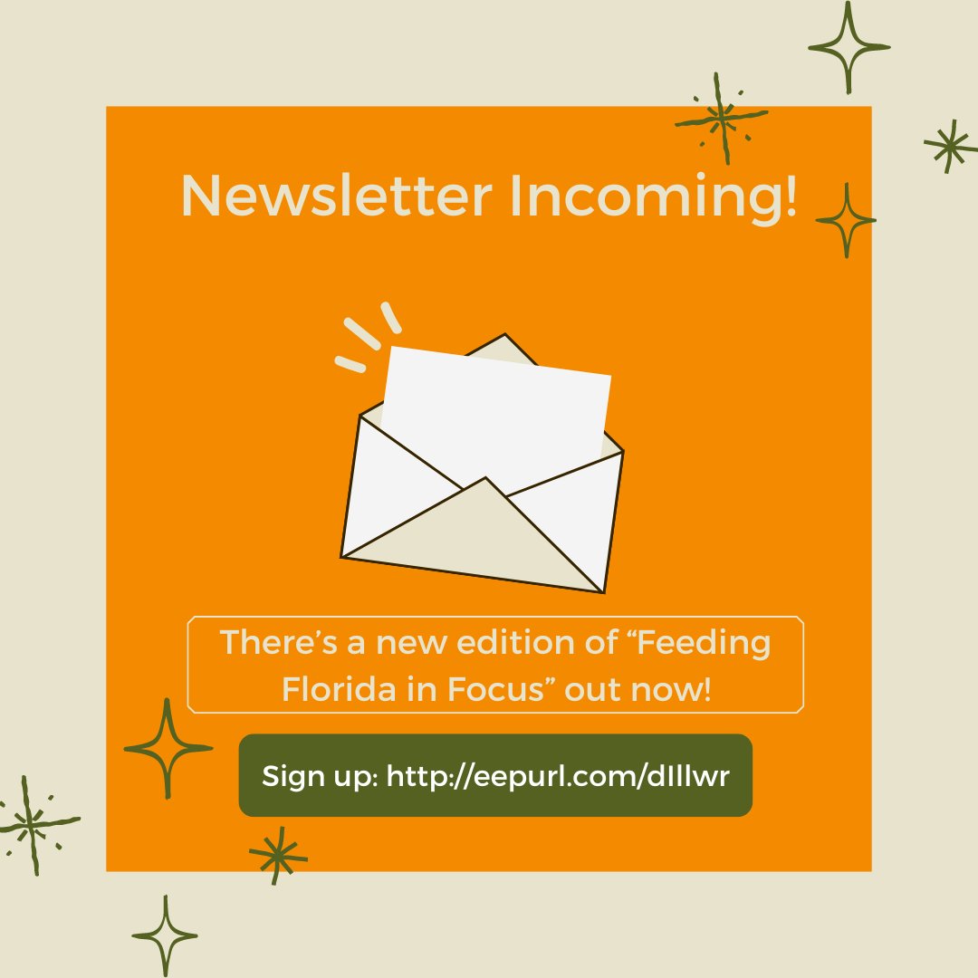 Dive into the latest edition of 'Feeding Florida in Focus'! 📰✨ Stay in the loop with our newsletter, packed with stories, updates, and ways to make a difference in fighting hunger. Don't miss out, sign up today at: eepurl.com/dIllwr