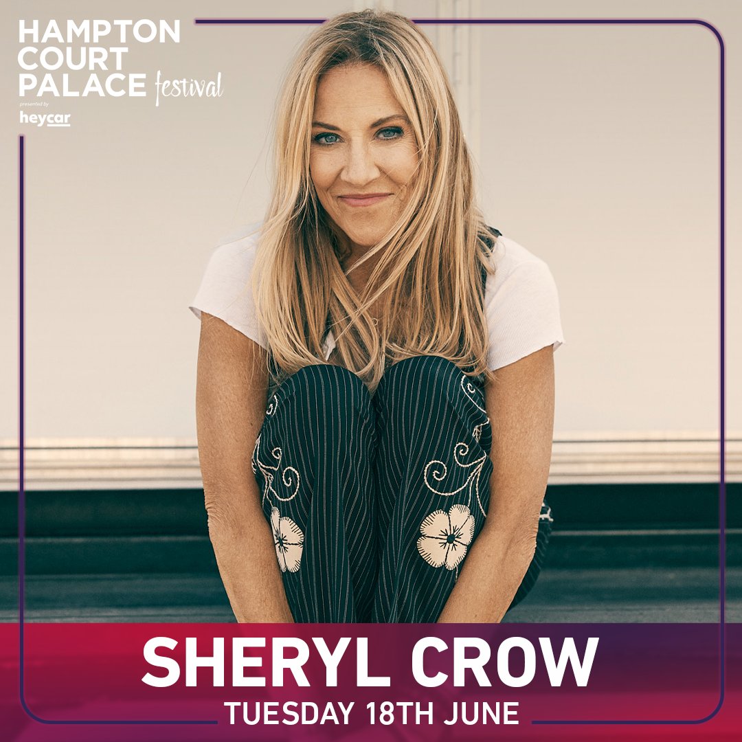 New Music Fridays🎶📣 Rock & Roll Hall of Famer Sheryl Crow is back with her 12th studio album titled 'Evolution'. We are super excited to welcome Sheryl to #HCPFestival on Tuesday 18th June 🤩 Book tickets here 🔗 hamptoncourtpalacefestival.com/tickets/