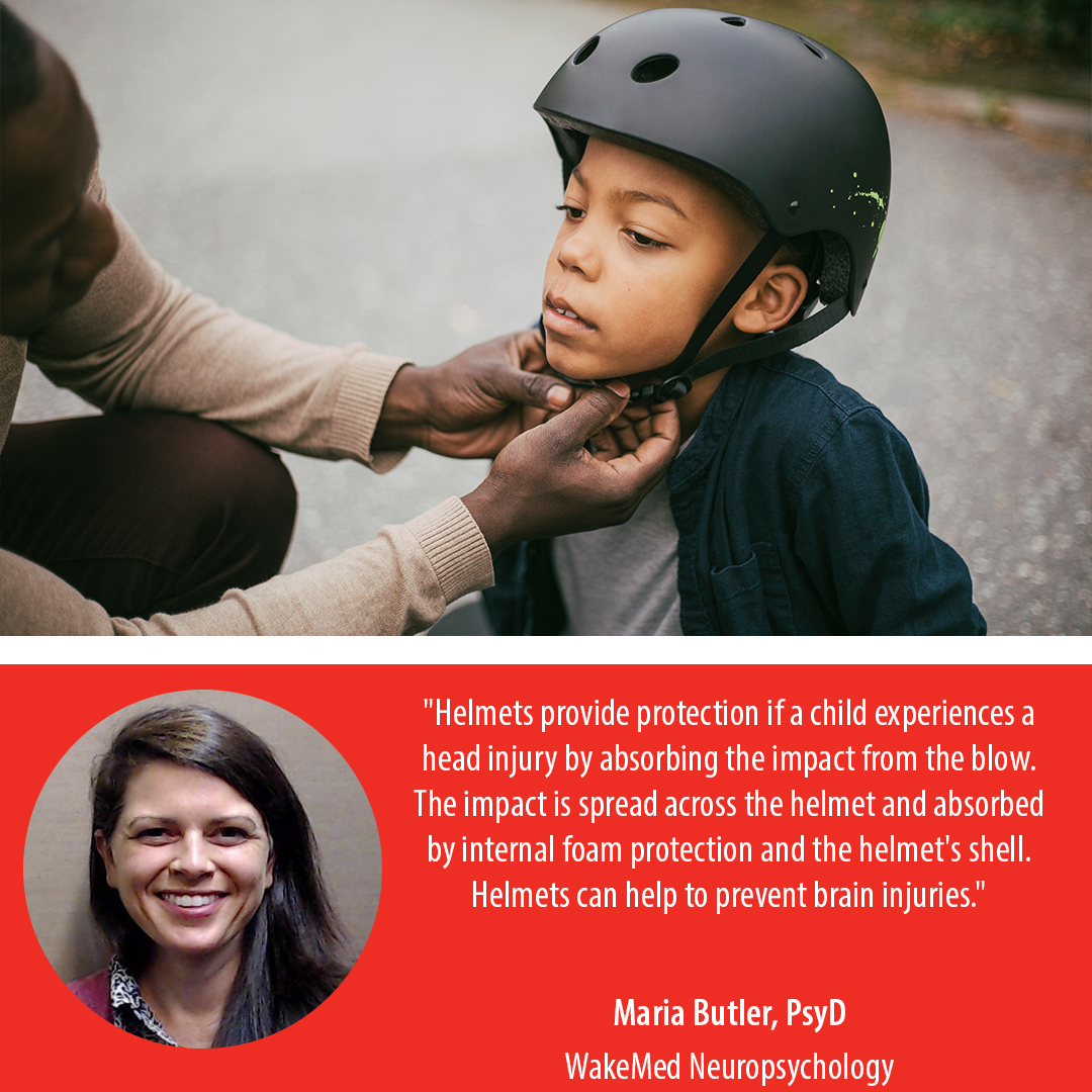 March is Brain Injury Awareness Month, and Dr. Maria Butler wants to share about helmet safety and the signs you or your child may have suffered a concussion or traumatic brain injury. 🧠 ➡️ ow.ly/fomY50QMFnQ